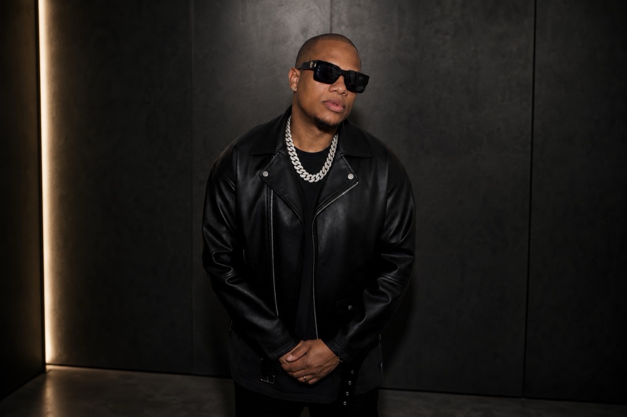 DJ Erick Familia portrait with warm studio light